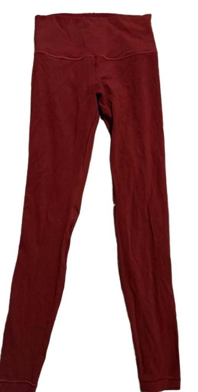 Lululemon Align High-Rise Tight Leggings Red Maroon Size 4